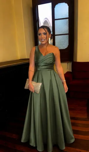 Vestido de festa alta costura