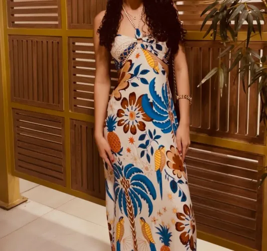 Vestido estilo farm