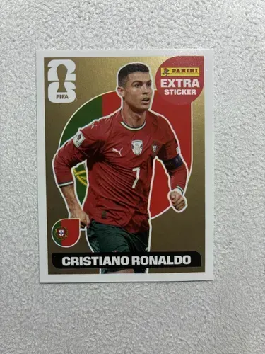 Figurinha Legend Cristiano Ronaldo Ouro Original Panini