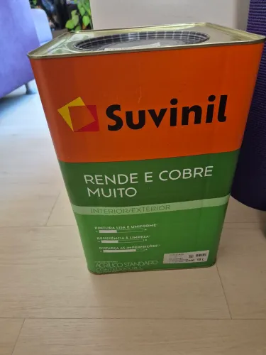 Tinta suvinil 18 litros branco gelo NOVA