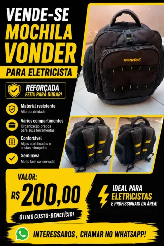 Bolsa de ferramentas Vonder