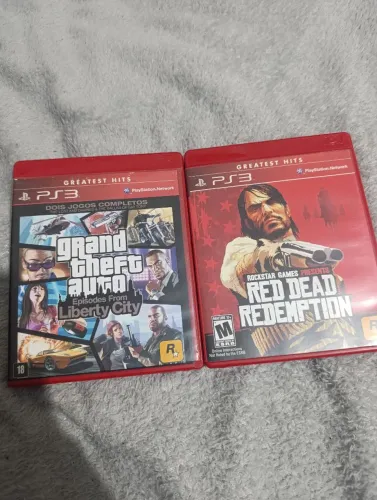 Red dead e gta ps3 / rockstar games
