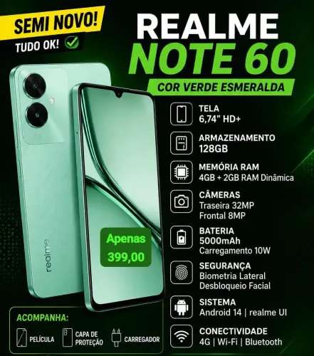 Realme note 60 128gb