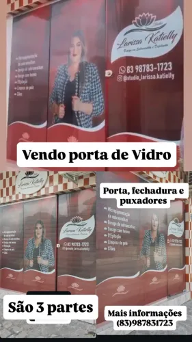 Porta de vidro