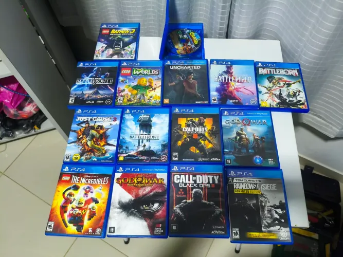 Lote jogos PS4, 15 jogos