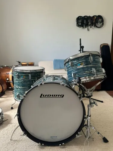 Bateria Ludwig 1970 Classic Maple Blue Oyster Pearl