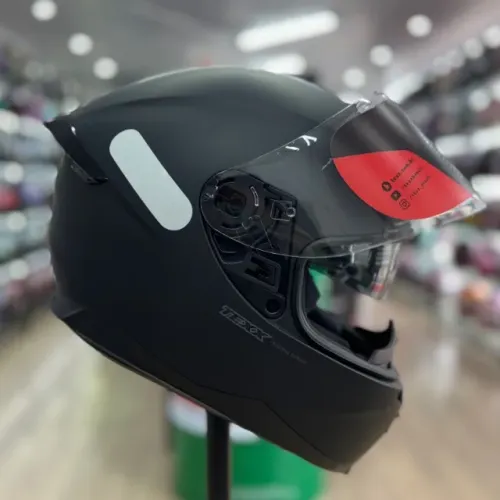 Capacete TEXX WING V2 PRETO SOLIDO FOSCO. 12X CARTÃO OU 6X CREDIARIO