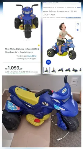 Mine moto elétrica bandeirantes