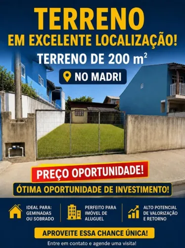 Terreno com escritura - Bairro Madri