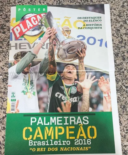 Poster Palmeiras Campeão Brasileiro 2016