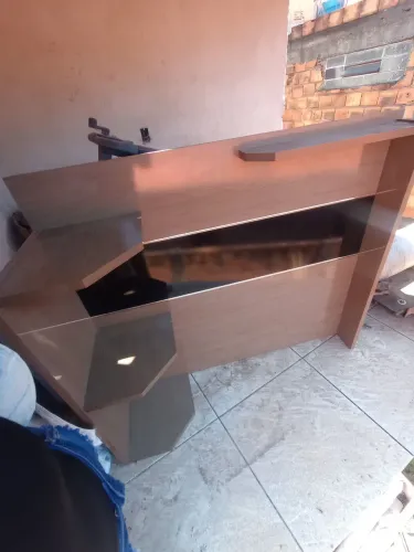 Painel cama box solteiro,semi novo