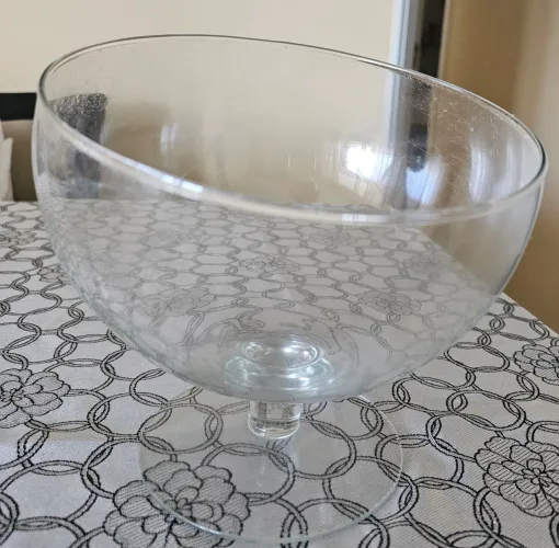 Taça para sobremesas em vidro
