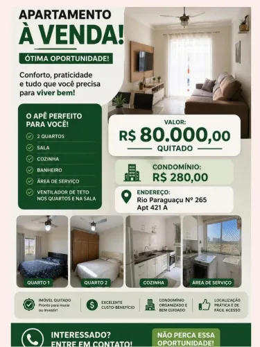 Apartamento pronto para morar