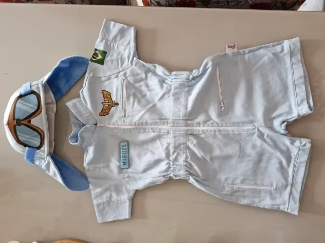 Macacão aviador infantil - 1 ano