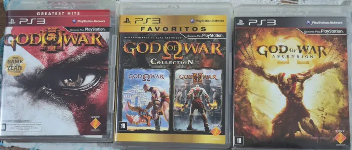 God War Collect + God of war 3 + God War Ascension PS3