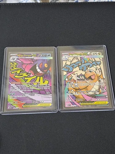 Cartas pokemon mega gengar e mega dragonite