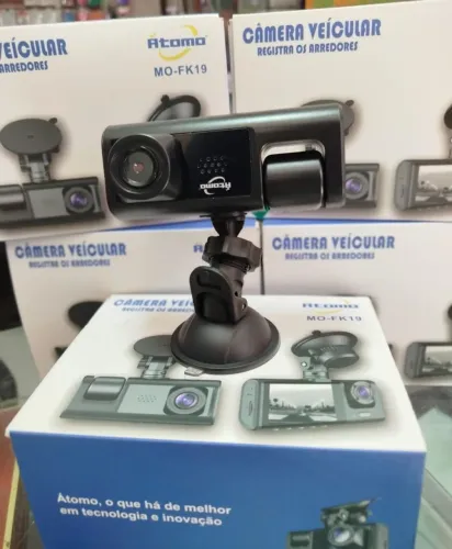 Câmera Veicular 3in1 ideal para motorista de App
