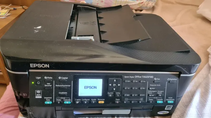 Impressora Epson TX620FWD - para retirada de peças/ cabeça de impressão imprime com falhas