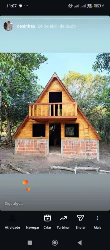 Construção de casa de madeira E chalés planejados