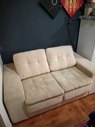 Sofá 2 lugares mais quadro