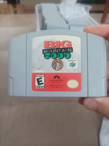 Jogo original N64 BIG Mountain 2000 labels originais com as duas Travas (Envio OLX PAY)