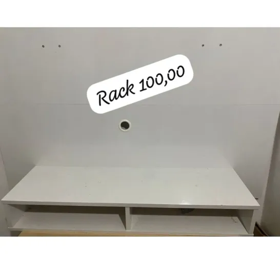 Rack branco para tv 