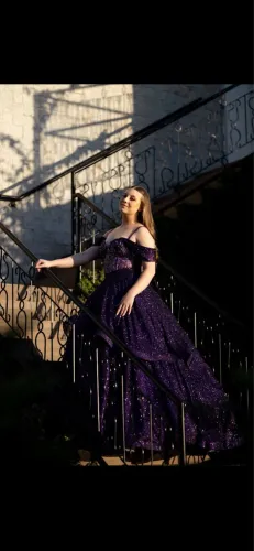 Vestido de 15 anos 2 em 1- roxo