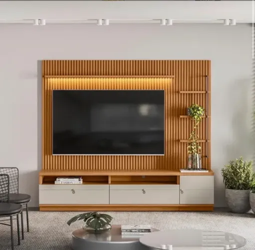 Conjunto Sala Versato 224 Nature e Off White