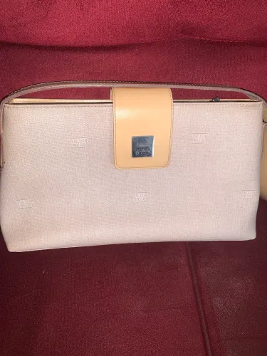 Bolsa Original Victor Hugo Clássica - Monograma & Couro Caramelo
