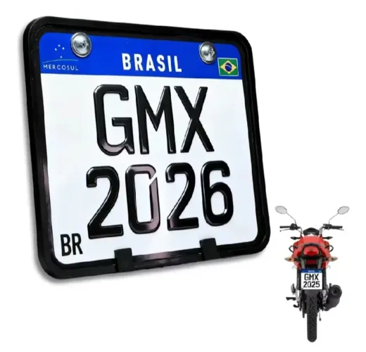 Protetor de placa moto proteção e estilo ?