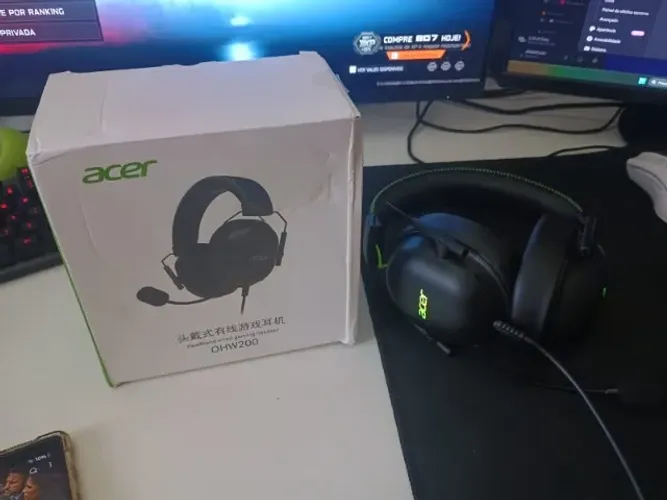 FONE HEADSHET ACER RGB ( OHW200 ) !