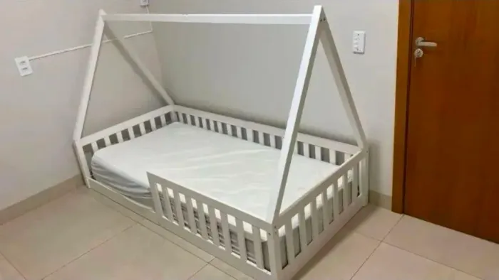 Cama com colchão