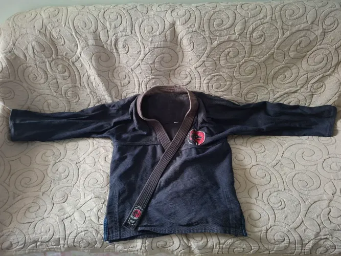 Kimono Preto Jiu-Jitsu Black Dragon A2
