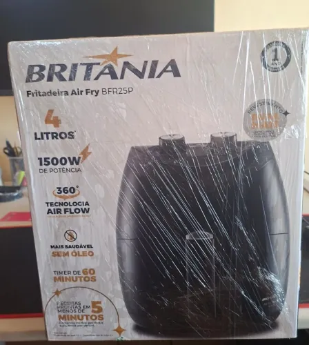 Air Fryer Bfr25p 4 Litros Preto Britânia 110v preto