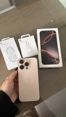  iPhone 16 Pro - Titânio Deserto - 128GB | Bateria 100%