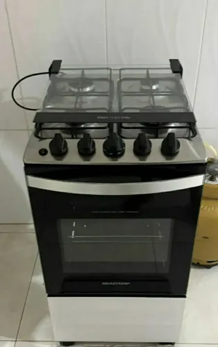 Fogão Brastemp 4 bocas pouco tempo de uso