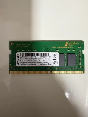 Memória DDR4 Smart 8gb 3200mhz