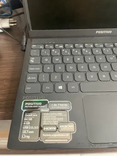 Notbook positivo super novo!