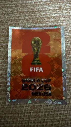 Figurinha rara com impressão única FIFA 2026(panini oficial)