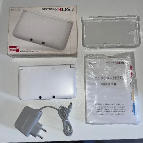 Nintendo 3DS LL XL Branco, modelo japonês