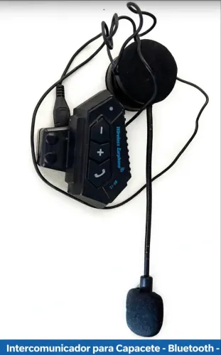 ntercomunicador Capacete Moto Bluetooth BT-12 