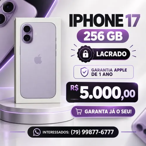 iPhone 17 lilás