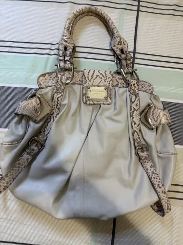 Bolsa carmim couro