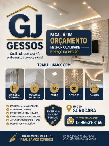GJ GESSOS orçamento 