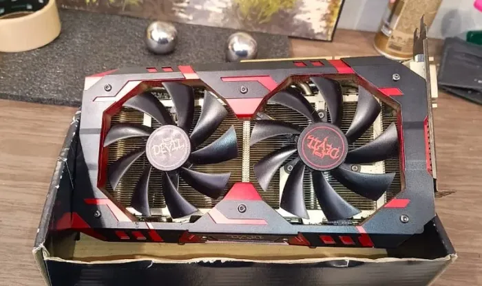 Placa de vidro RX580