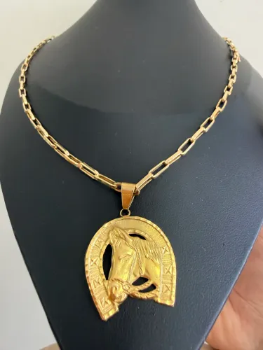Corrente de ouro 18k 6,58g garantia eterna certificado garantia loja fisica