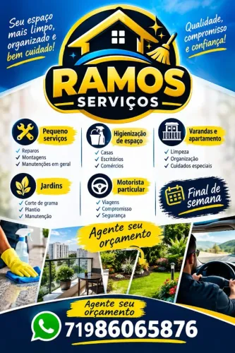 Serviços Free lance final de semana