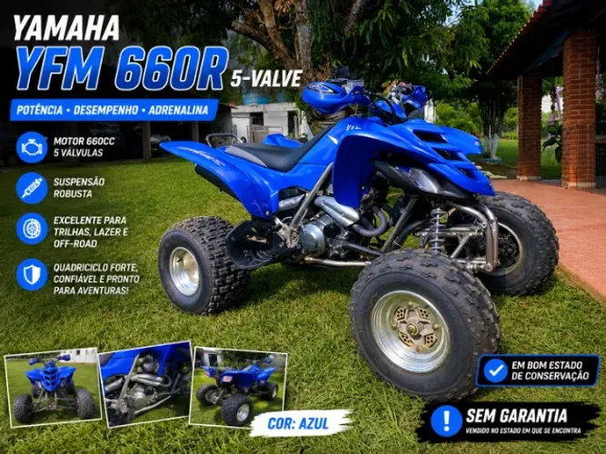 ? YAMAHA YFM 660R 5-VALVE - POTÊNCIA E ADRENALINA! ?