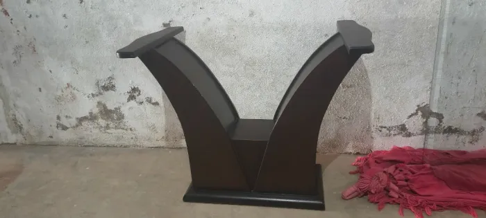 Mesa de jantar tampo de vidro