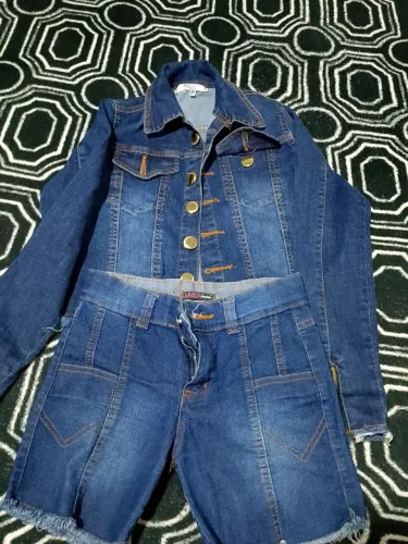 Conjunto jeans menina